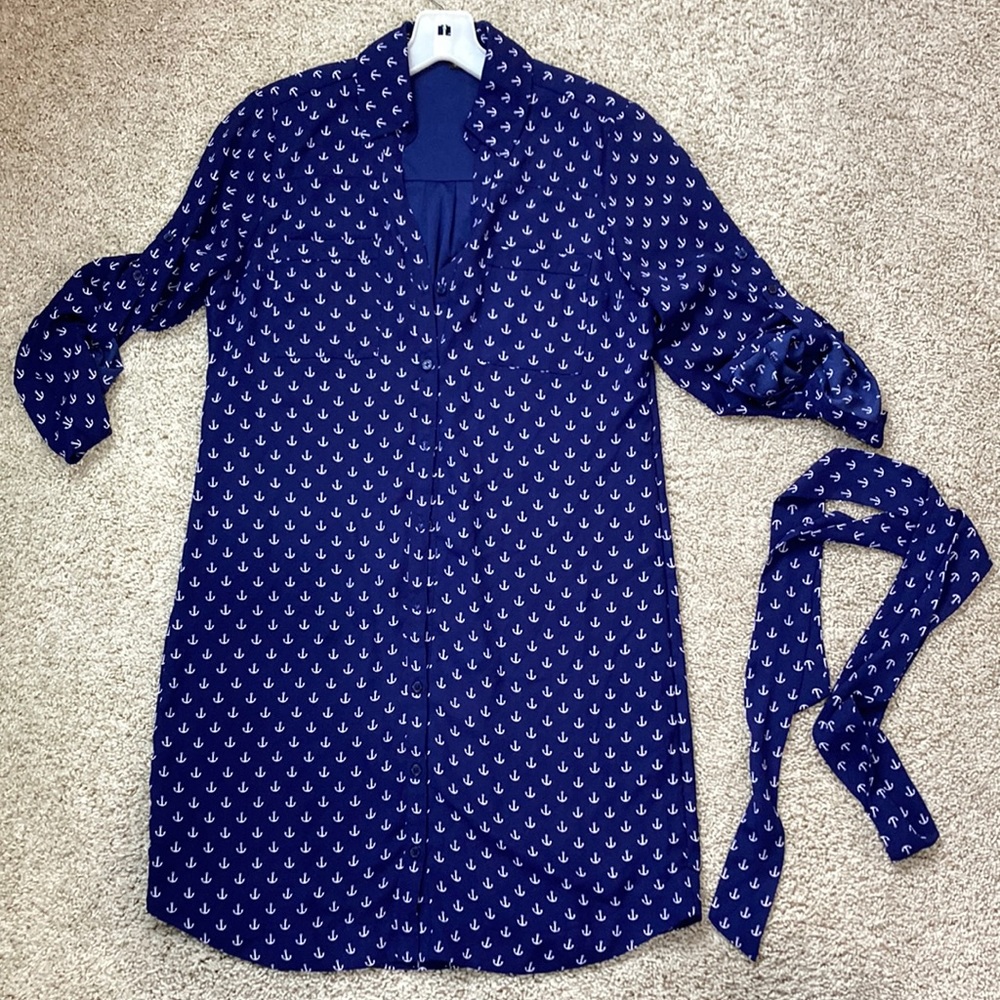 Express Portofino shirt dress size small